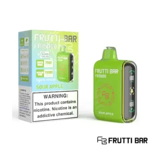 Buy Sour Apple Frutti Bar 15000 Puffs - US
