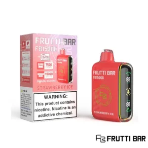 Buy Strawberry Ice Frutti Bar 15000 Puffs - US